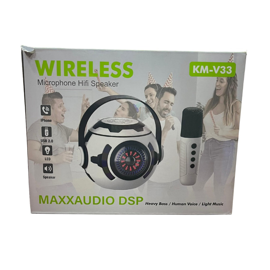 Mini Parlante Con Karaoke  KM-V33 FX