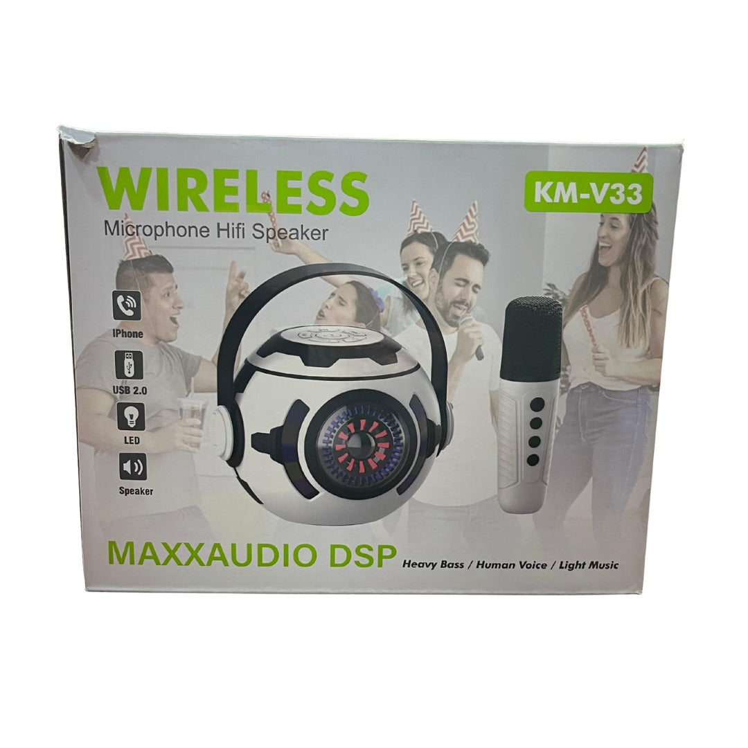 Mini Parlante Con Karaoke  KM-V33 FX