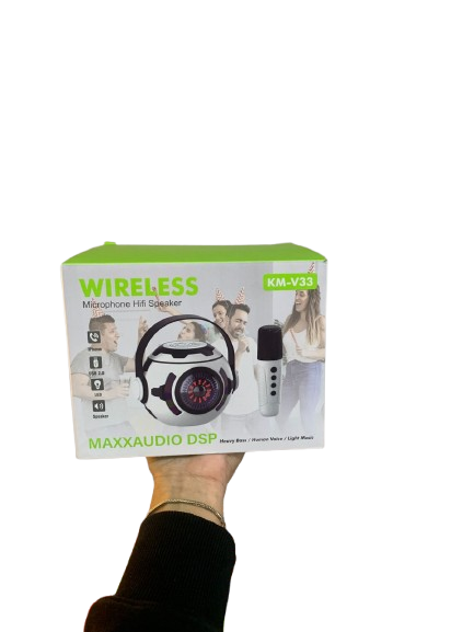 Mini Parlante Con Karaoke  KM-V33 FX