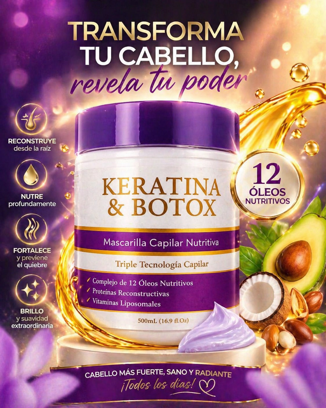 KERATINA Y BOTOX MASCARILLA CAPILAR