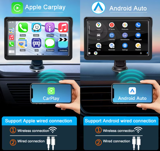 PANTALLA CARPLAY CARRO 7 PULGADAS
