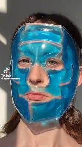Mascarilla Facial de Gel Frío/Calor
