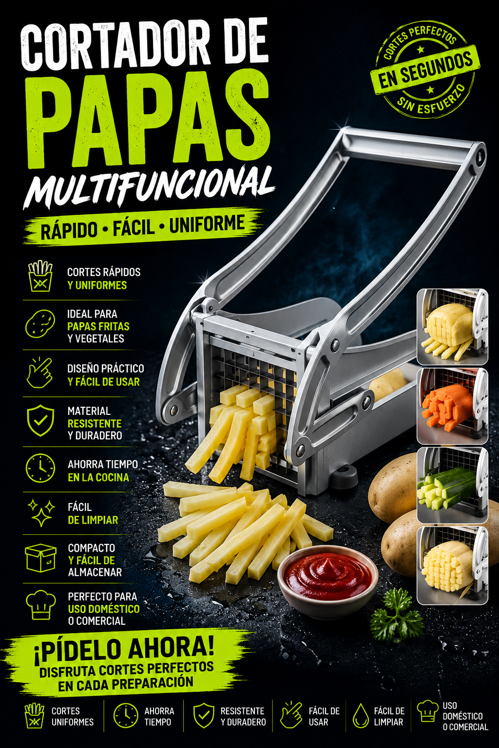 CORTADOR DE PAPAS VLZ