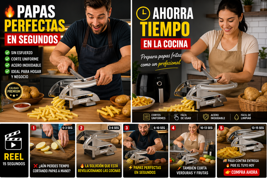 Cortador De Papas Fritas - Picador De Papas